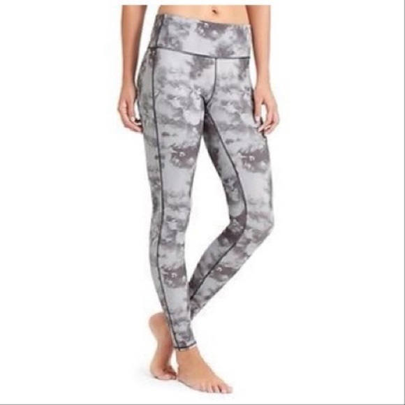 Athleta Gray Cloud Chaturanga Tights, M. - Picture 1 of 6